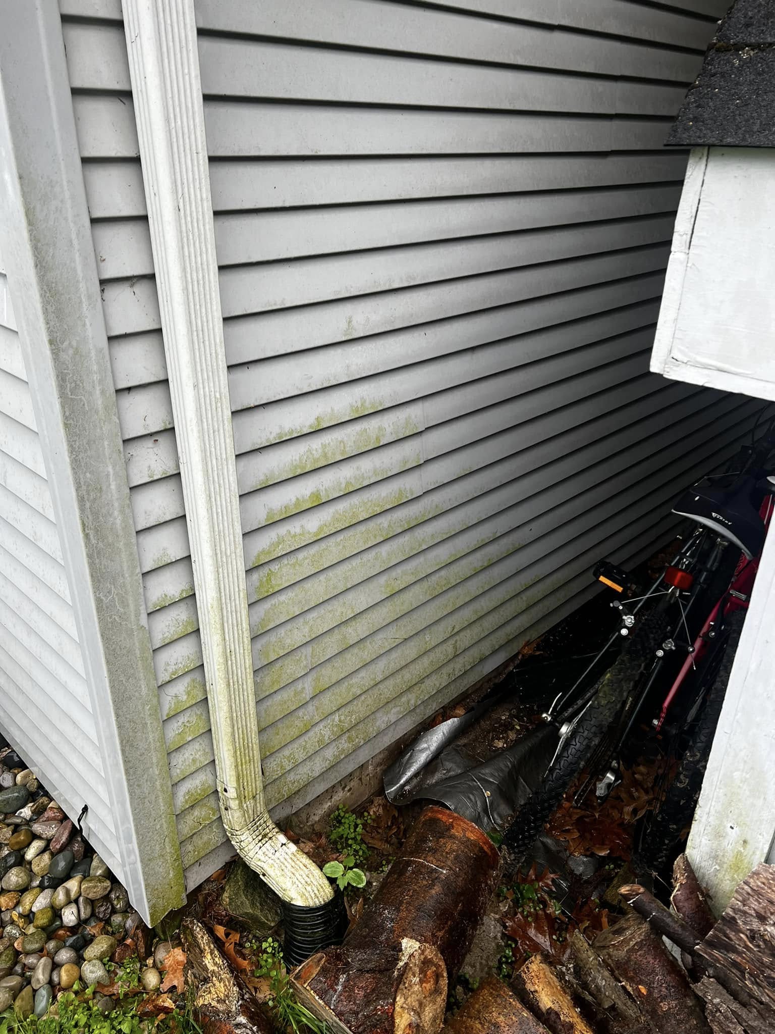 Before - House Exterior Transformation